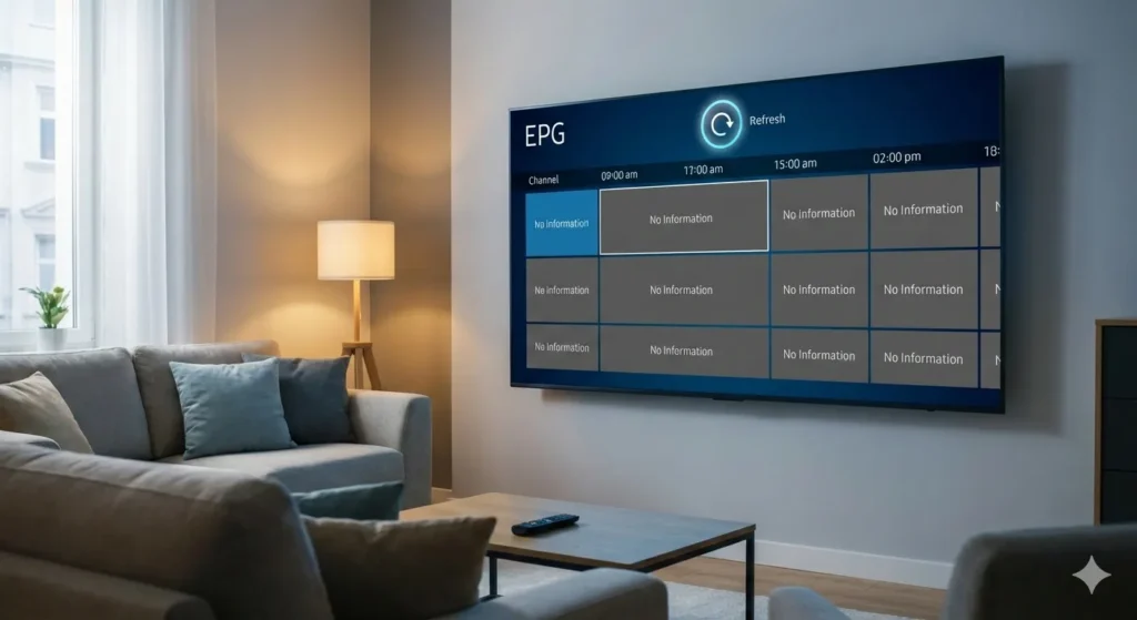 how to fix epg on iptv